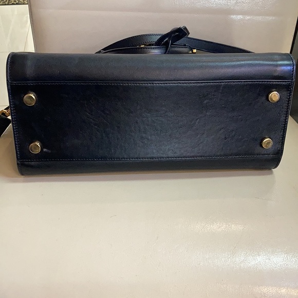 SAINT LAURENT CABAS CHYC YSL LEATHER SATCHEL - Picture 4 of 12